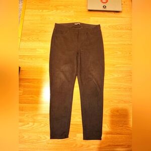 Maurices medium faux suede brown skinny pants
